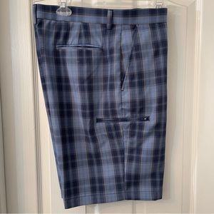 Grand Slam Golf Shorts - Gray/Blue.  Mens: 36.